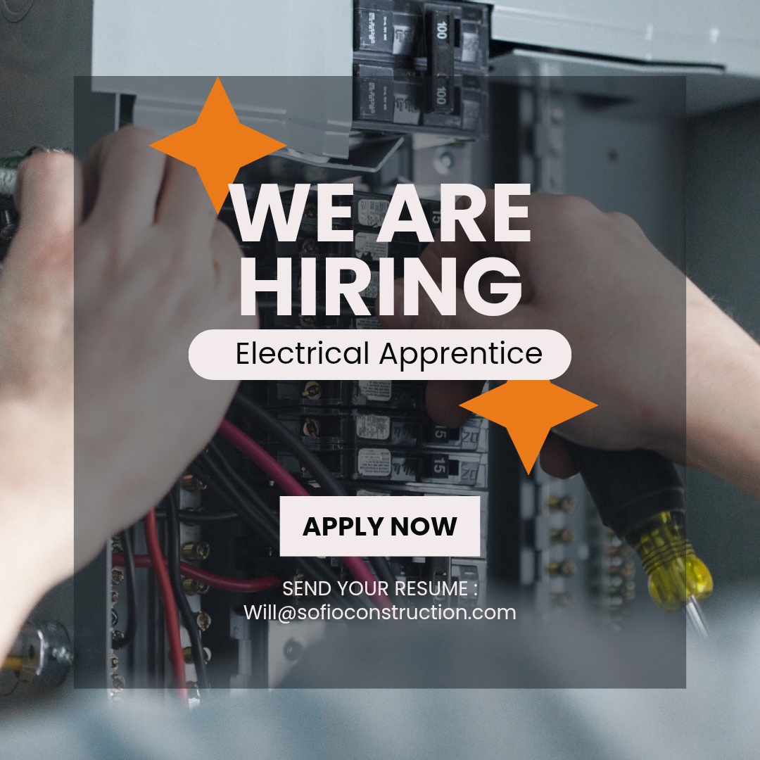 Sofio Electric apprentice learning electrical work
